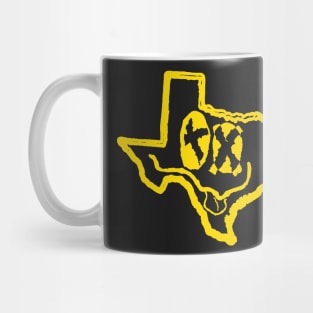 TX Eyes Texas Grunge Smiling Face Mug